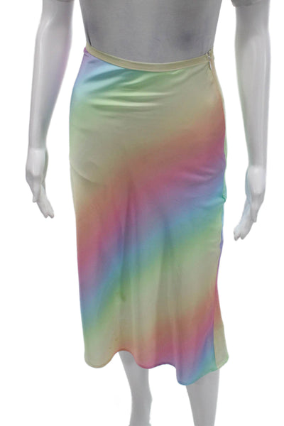 Lioness Women Multicolor Pencil Skirt Knee Length Size XS