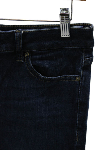 DL1961 Womens Skinny Jeans Blue Cotton High Rise Button Size 29