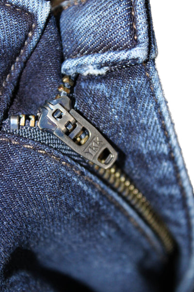 DL1961 Womens Skinny Jeans Blue Cotton High Rise Button Size 29