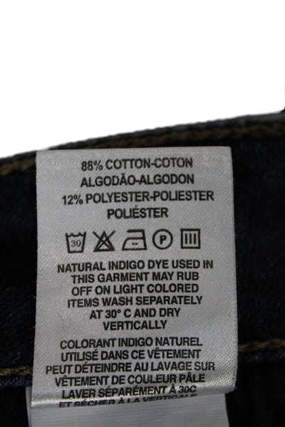 DL1961 Womens Skinny Jeans Blue Cotton High Rise Button Size 29