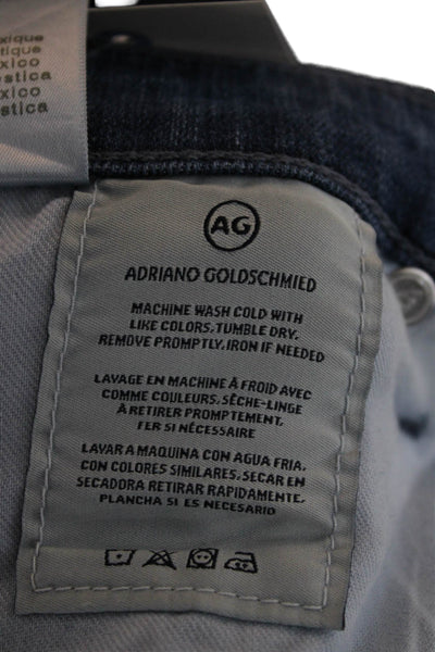 AG Adriano Goldschmied Women Slim Blue High Rise Jeans Cotton Blend Size 29