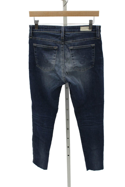 AG Adriano Goldschmied Womens Skinny High Rise Blue Jeans Size 28