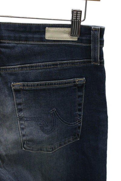 AG Adriano Goldschmied Womens Skinny High Rise Blue Jeans Size 28