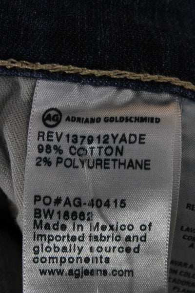 AG Adriano Goldschmied Womens Skinny High Rise Blue Jeans Size 28