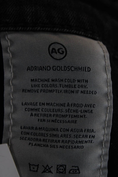 AG Adriano Goldschmied Women Skinny Black High Rise Jeans Size 29