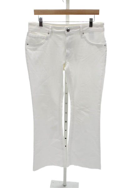 DL1961 Women White High Rise Jeans Zip Closure Size 31