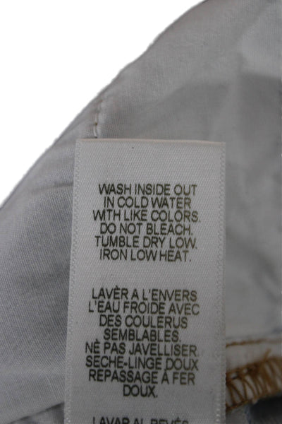 Frame Women Boyfriend Jeans High Rise Blue Cotton Blend Size 30