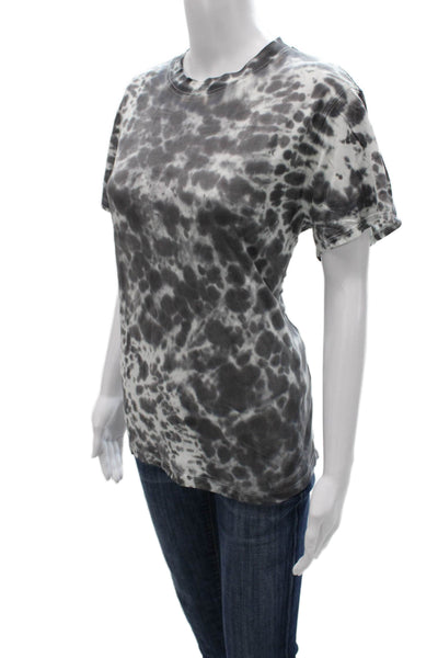 Lululemon Unisex Adults Short Sleeve Spotted Crew Black T-Shirt Size 6