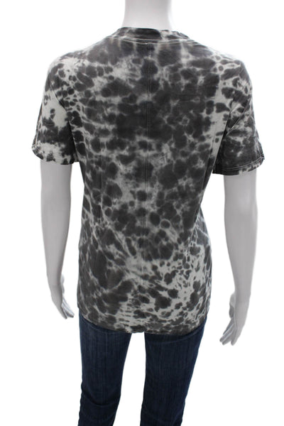 Lululemon Unisex Adults Short Sleeve Spotted Crew Black T-Shirt Size 6