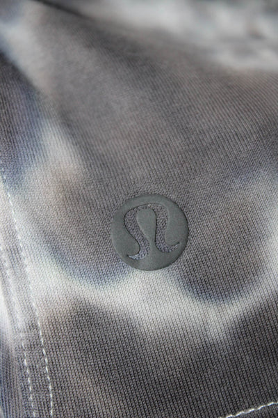 Lululemon Unisex Adults Short Sleeve Spotted Crew Black T-Shirt Size 6