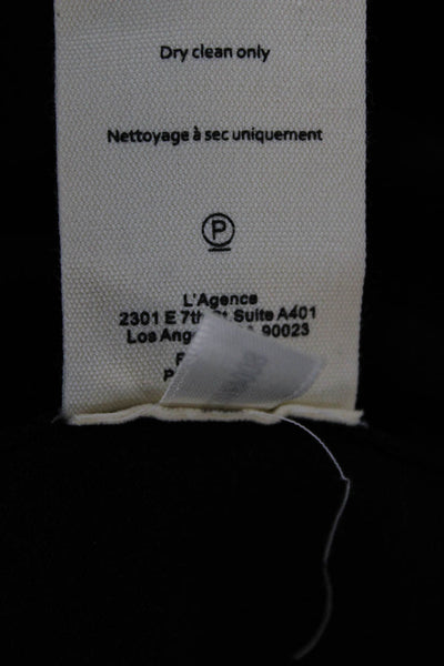 L'Agence Women Black Turtleneck Pullover Sweater Long Sleeve Size M