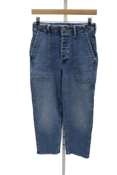 Mother Womens Mom High Rise Blue Jeans Size 25