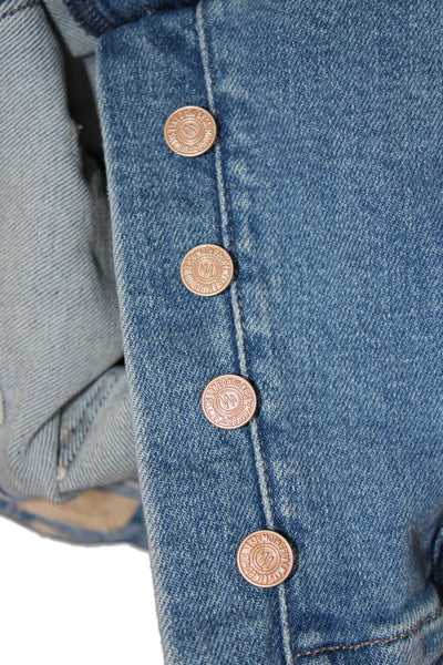Mother Womens Mom High Rise Blue Jeans Size 25