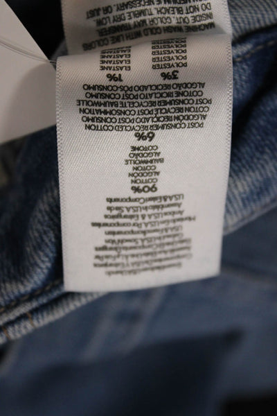 Mother Womens Mom High Rise Blue Jeans Size 25