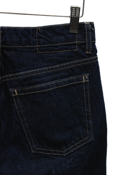 Zara Women Straight Jeans Blue High Rise Size 2