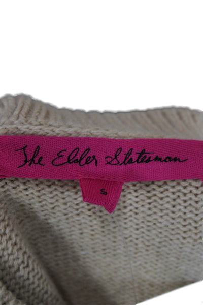 The Elder Statesman Women Cashmere Polka Dot Pullover Sweater Multicolor Size S