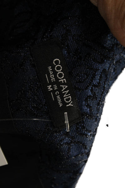 Coofandy Mens Paisley Polyester Button Vest Size M