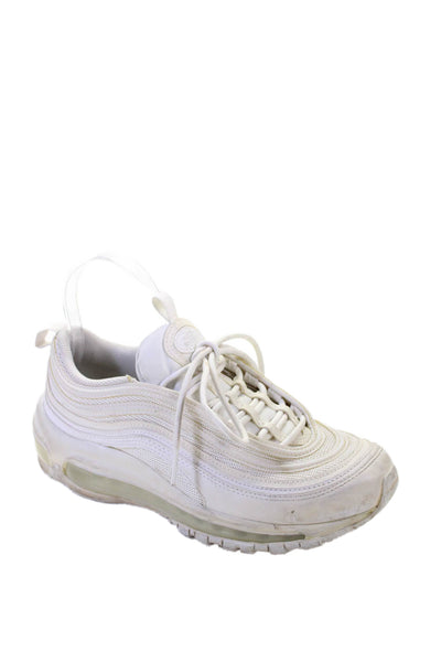 Nike Womens Leather Low Top Sneakers White Size 7.5
