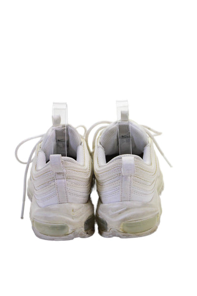 Nike Womens Leather Low Top Sneakers White Size 7.5
