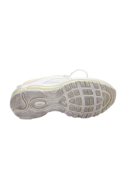 Nike Womens Leather Low Top Sneakers White Size 7.5