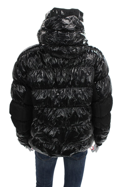 Bogner Unisex Puffer Jacket Black Polyamide Zip Long Sleeve Size 6
