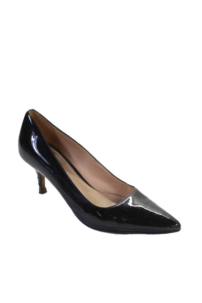Cole Haan Womens Patent Leather Pointed toe Heels Black Size 7B