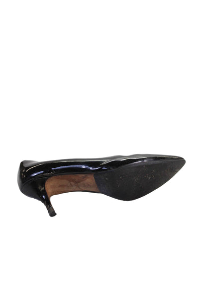 Cole Haan Womens Patent Leather Pointed toe Heels Black Size 7B