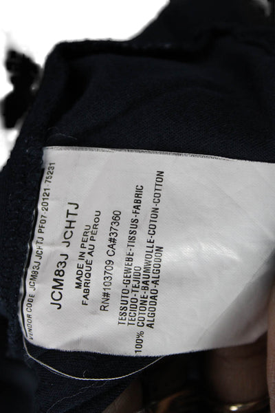 Armani Collezioni Mens Polo Blue Cotton Short Sleeve Size 2XL