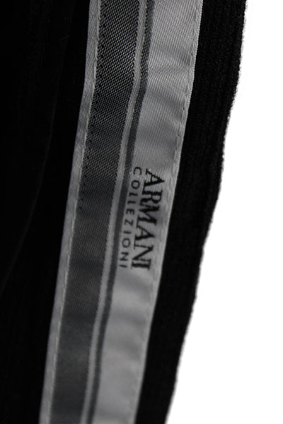 Armani Collezioni Mens Dress Pants Gray Wool Button Size 38