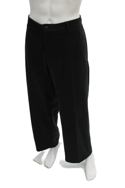 Armani Collezioni Mens Black Dress Pants Polyester Size 40