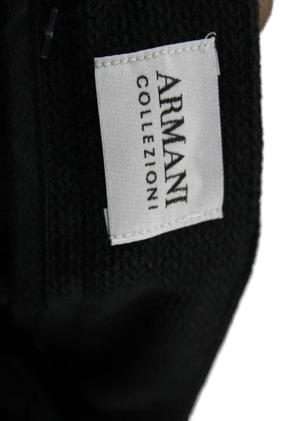 Armani Collezioni Mens Black Dress Pants Polyester Size 40