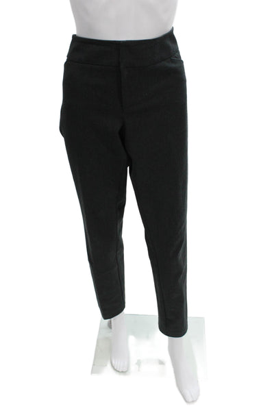Ecru Womens Dress Pants Gray Cotton Blend Pull On Size 10