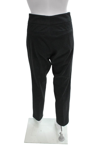 Ecru Womens Dress Pants Gray Cotton Blend Pull On Size 10