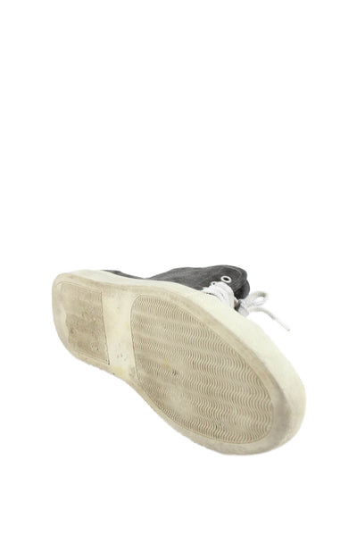 Woman by Common Projects Womens Suede High Top Sneakers Black Size 6