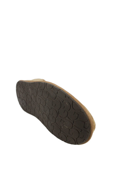 Ugg Mens Scuff Suede Romeo II Slide On Slippers Beige Size 10