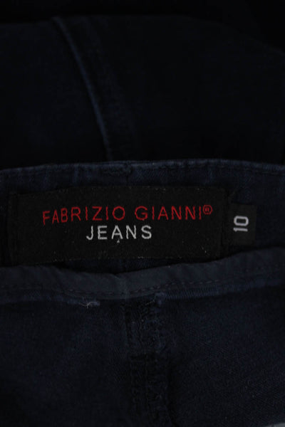 Fabrizio Gianni Womens Skinny Jeans Blue Size 10