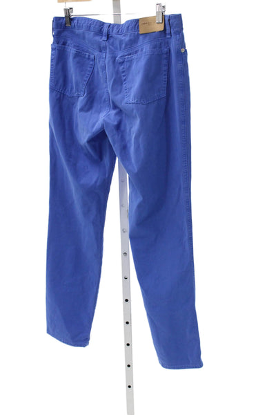 Fabrizio Gianni Women Straight Jeans Blue Cotton Size 10