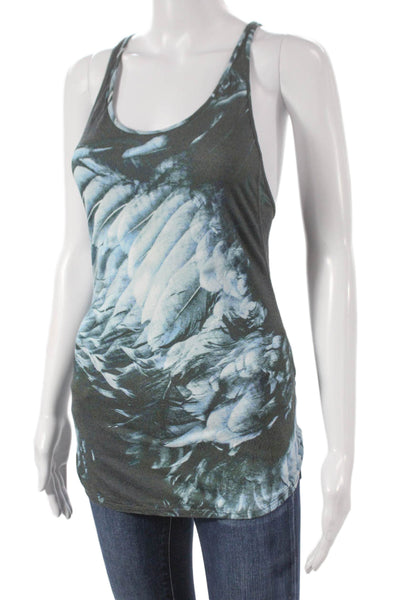 Helmut Lang Women Gray Viscose Tank Scoop Neck Size XS Petite