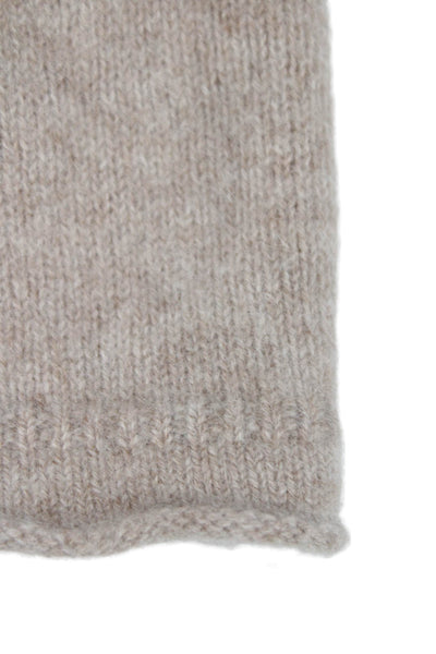 Quince Unisex Adults Cashmere Knit Beanie Hat Beige Size OS