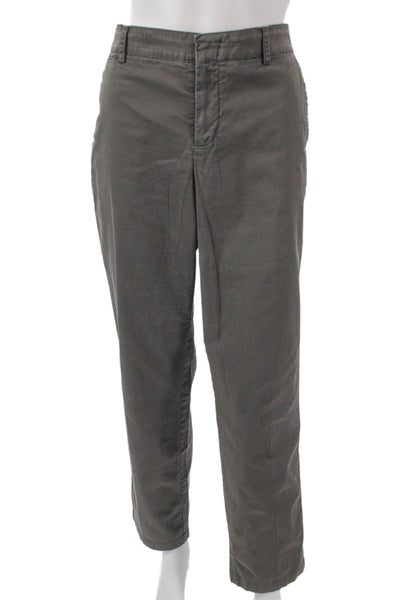 Vince Men Chino Pants Gray Cotton Stretch Size 12