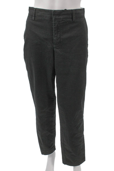 Vince Womens Chino Pants Black Cotton Size 12