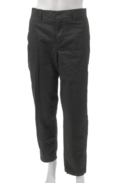 Vince Women Dress Pants Black 98% Cotton 2% Spandex Size 12