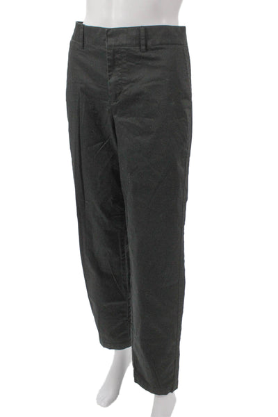 Vince Women Dress Pants Black 98% Cotton 2% Spandex Size 12