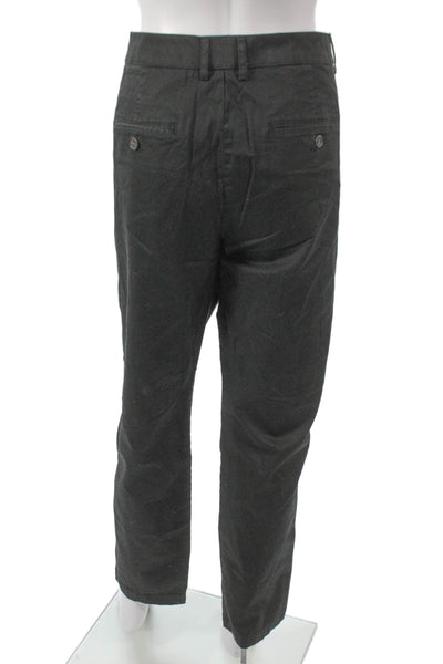 Vince Women Dress Pants Black 98% Cotton 2% Spandex Size 12