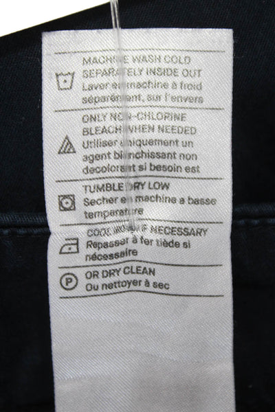 Vince Womens Chino Pants Blue Cotton Stretch Button Inseam 26 Size 12