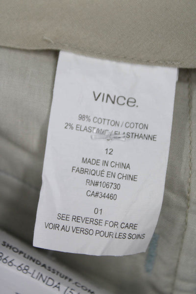 Vince Women Chino Pants Green Size 12