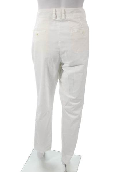 Vince Women Chino Pants White Zip Size 12