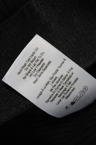 The Range Women Ankle Leggings Black Viscose Pull On Size M