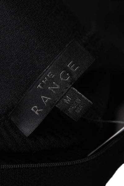 The Range Women Ankle Leggings Black Viscose Pull On Size M