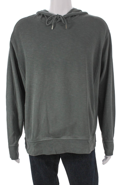 Velvet by Graham & Spencer Mens Green Pullover Hoodie Size L